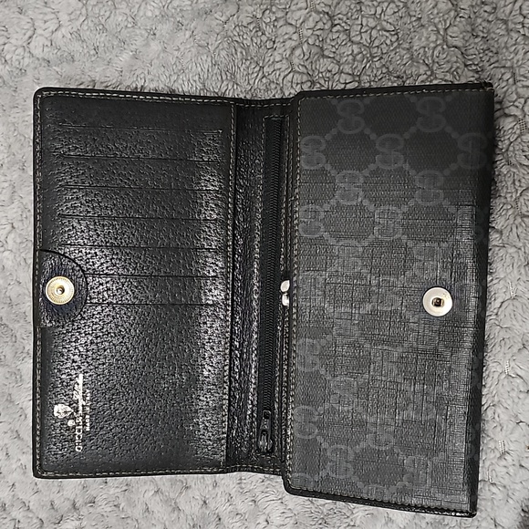 Rare Vintage GUCCI ANNIVERSARY long wallet with coin pouch. - Picture 3 of 12